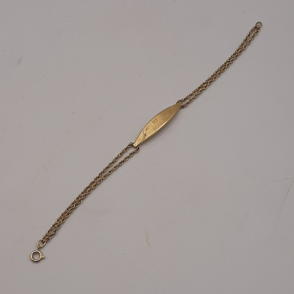 Vintage Fashion Speidel Engraved My Honey Woman's Bracelet Made in USA - Picture 4 of 5